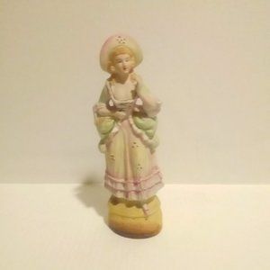 Vintage Halsey Imports Co. Porcelain Victorian Lady Figurine